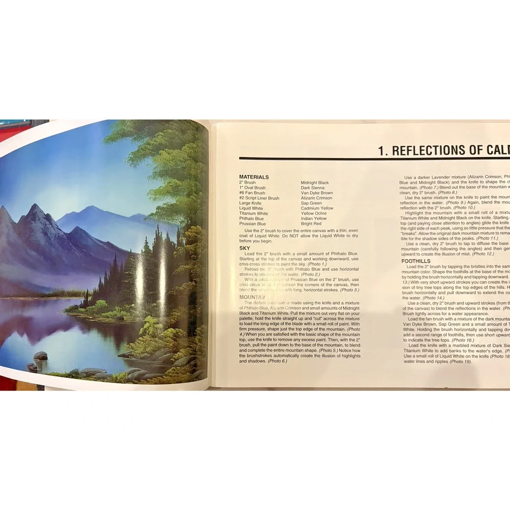 Bob Ross The Joy Of Painting Volume 31 Oil Painting Instruction Book Art Guide